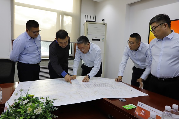 集团公司总裁刘强到罐子沟煤矿调研指导工作